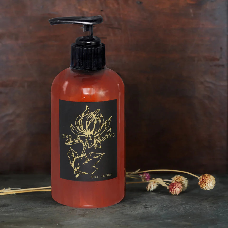 SANTAL LEATHER HAND & BODY LOTION - 8oz SANTAL LEATHER HAND & BODY LOTION - 8oz
