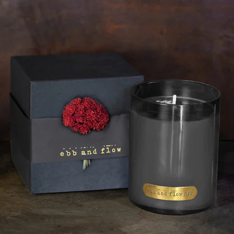 Santal Leather Soy Candle - 65 HR BURN TIME