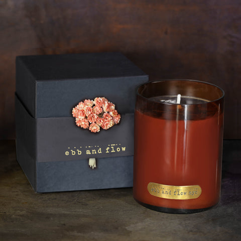 RESTOCK AT END OCT - PLUMERIA SOY CANDLE - 65 HR BURN TIME