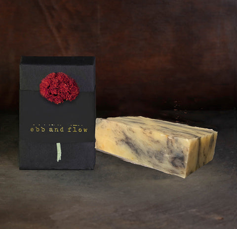 SANTAL LEATHER BAR SOAP (Vegan and Organic)