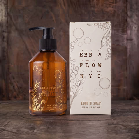 SANTAL LEATHER LIQUID SOAP