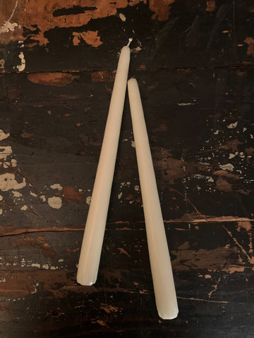 CLASSIC CREAM CANDLE TAPERS (PAIR OF 2)