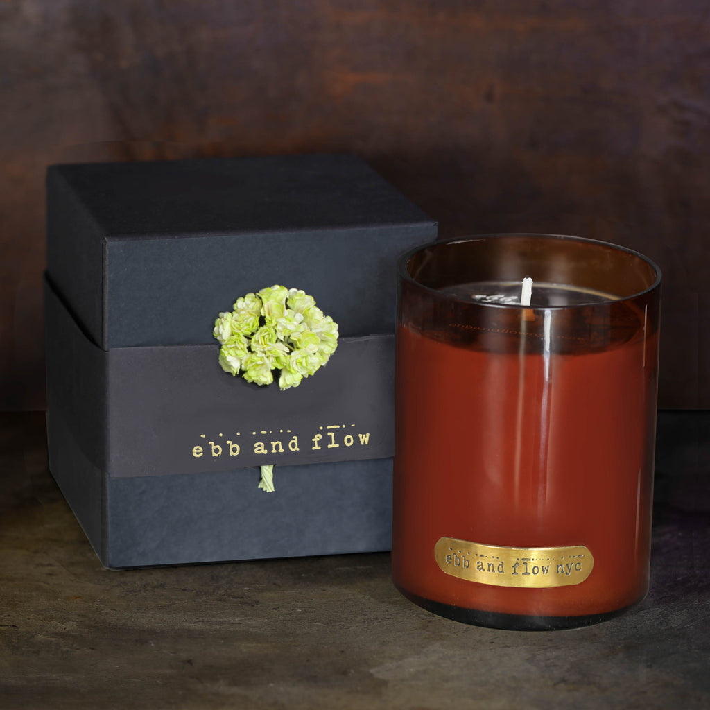 EUCALYPTUS + GREEN TEA SOY CANDLE  - 65 HR BURN TIME - PRE-ORDER NOW (MID OCT SHIP)