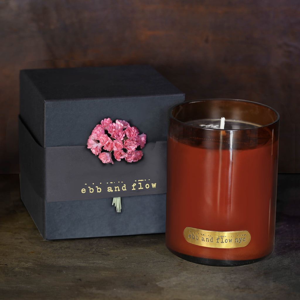 ROSE WATER SOY CANDLE - 65 HR BURN TIME